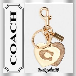 🐎🆕Coach Hearts Bag Charm🐎